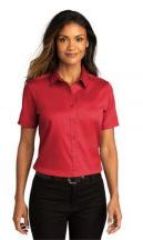Port Authority® Ladies Short Sleeve SuperProReactTwill Shirt